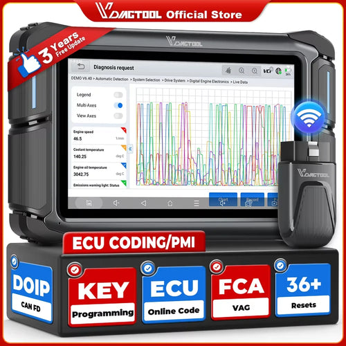 AutoMaster Pro BT70 – Bluetooth Car Scanner | ECU Coding & 36+ Resets